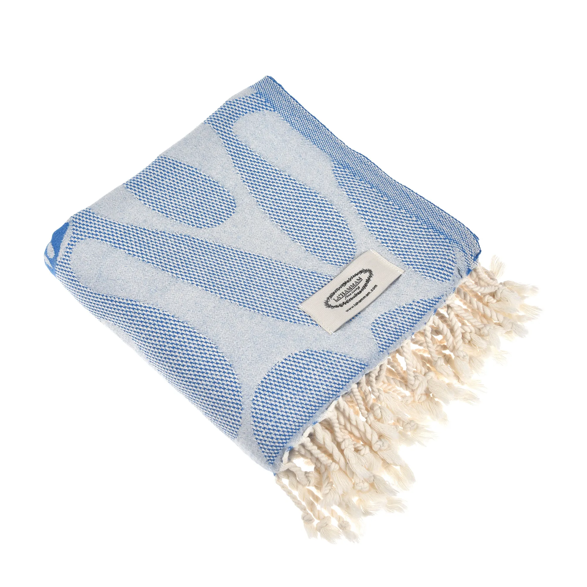 Blue Whale Peshtemal Pure Cotton Throw Blanket