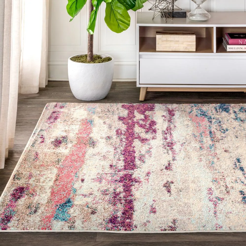 Boston Contemporary POP Modern Abstract Area Rug