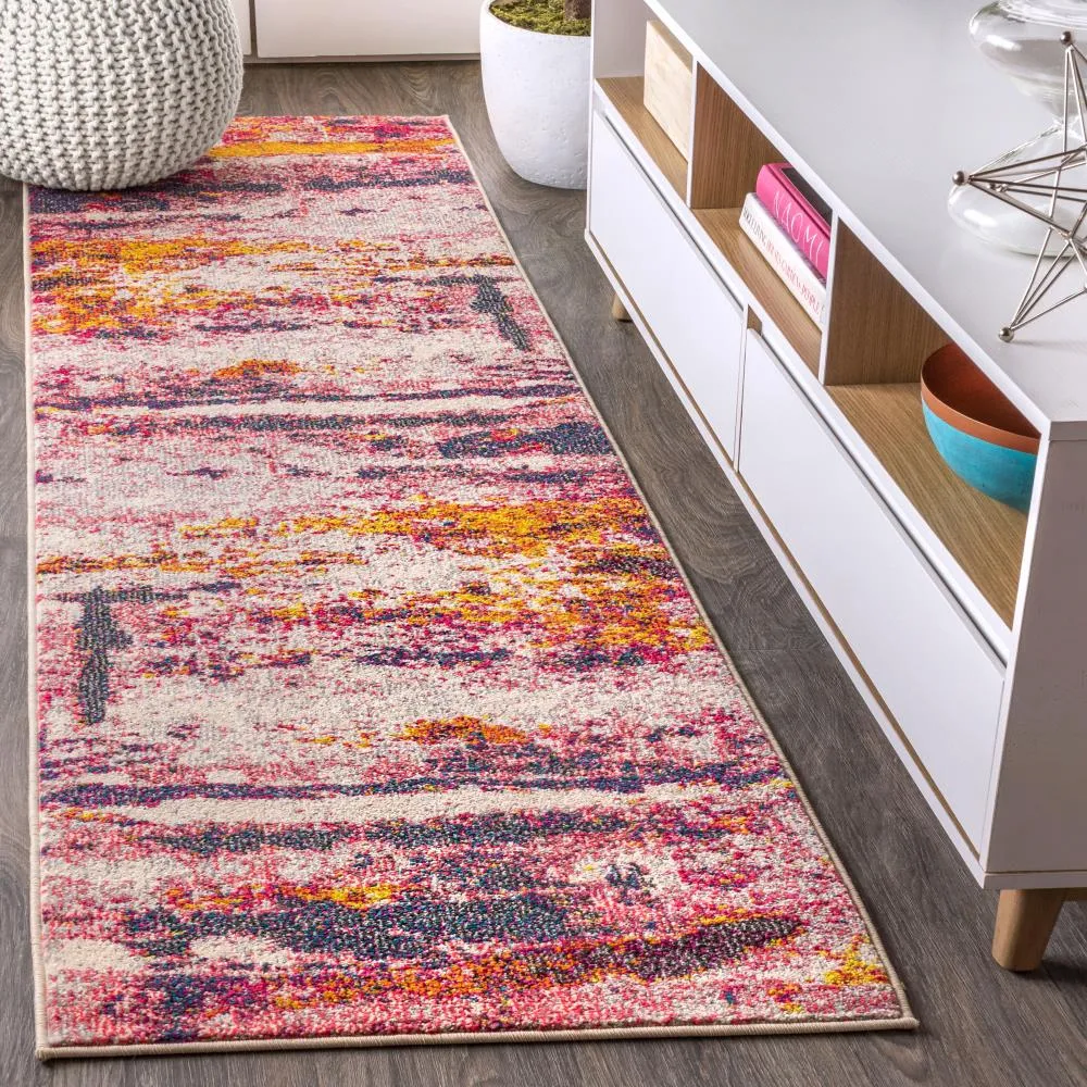 Boston Contemporary POP Modern Abstract Area Rug
