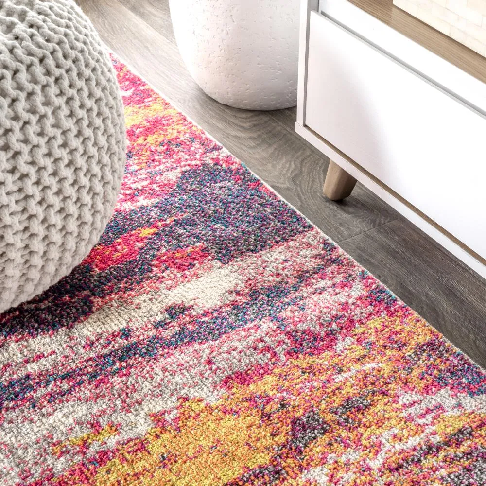 Boston Contemporary POP Modern Abstract Area Rug