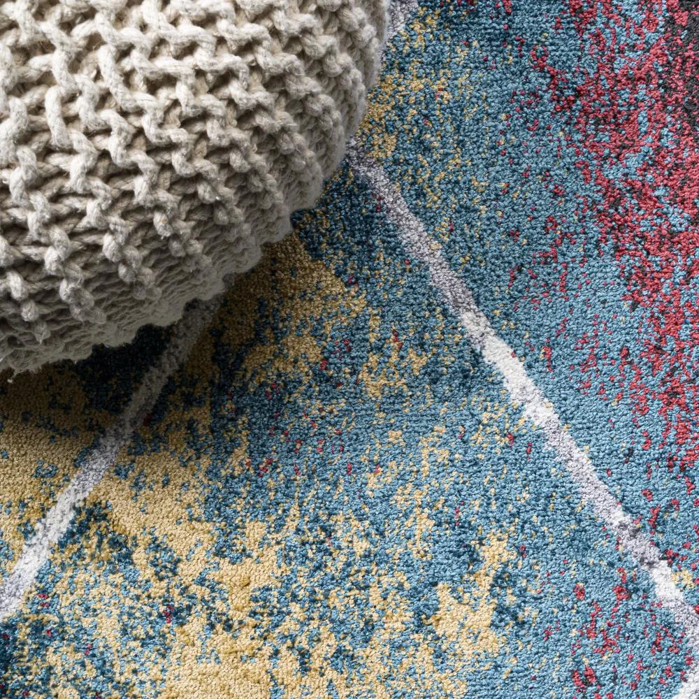 Bounty Minimalist Diamond Trellis Area Rug