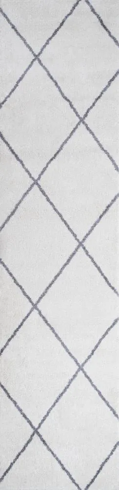 Bounty Minimalist Diamond Trellis Area Rug