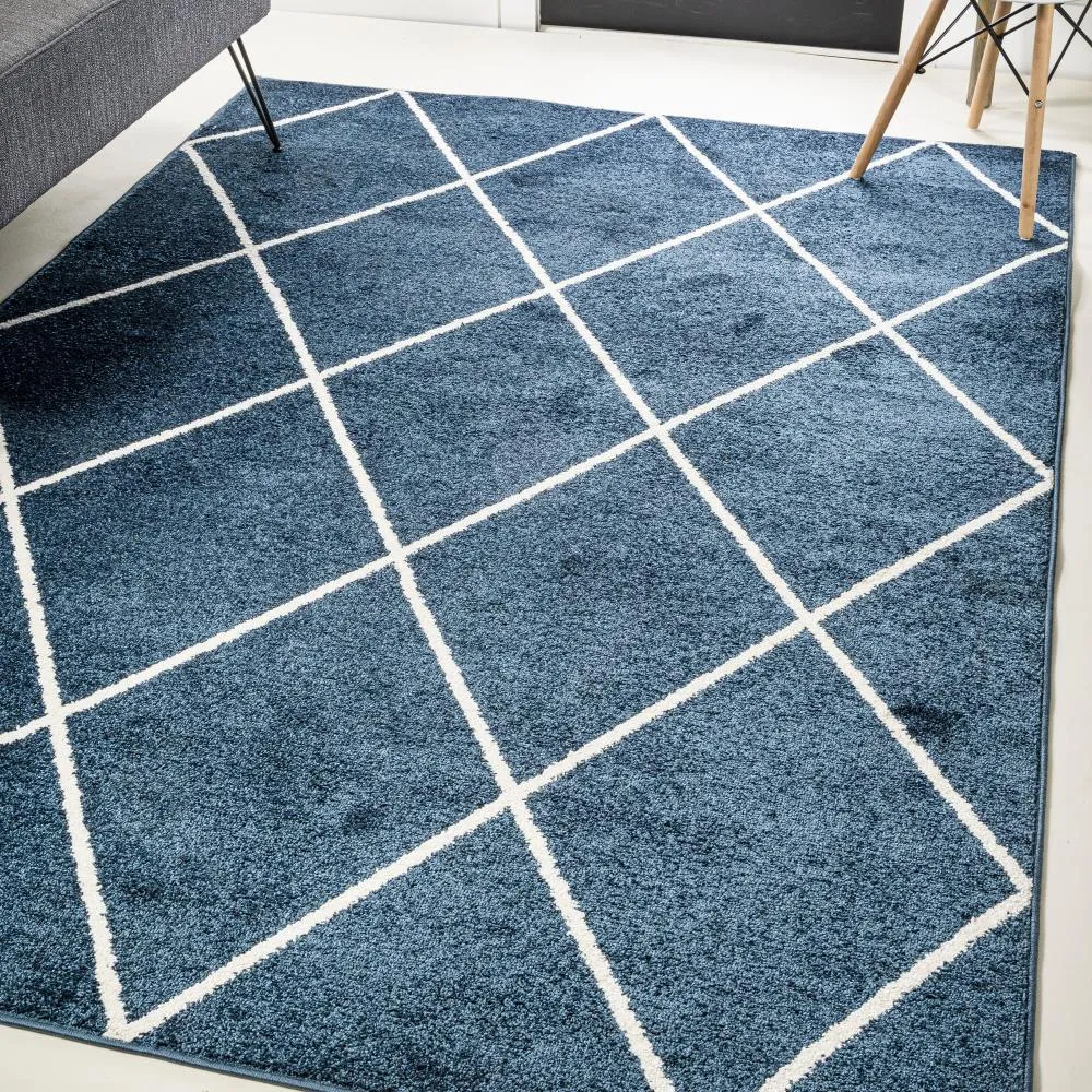Bounty Minimalist Diamond Trellis Area Rug