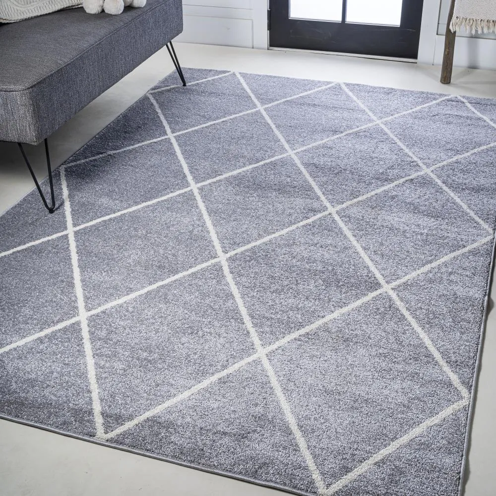 Bounty Minimalist Diamond Trellis Area Rug