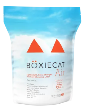 Boxiecat Air™ Lightweight - Extra Strength - Premium Clumping Cat Litter