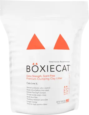 Boxiecat Extra Strength Premium Clumping Clay Cat Litter