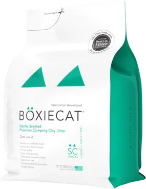 Boxiecat  Gently Scented Premium Clumping Clay Litter 28lb