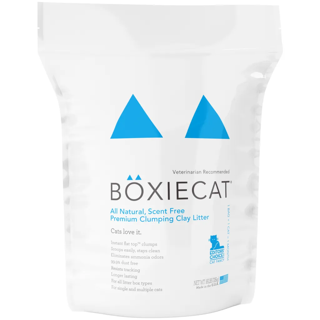 Boxiecat Scent-free Premium Clumping Clay Cat Litter