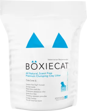 Boxiecat Scent-free Premium Clumping Clay Cat Litter