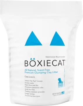 Boxiecat Scent-Free Premium Clumping Clay Cat Litter