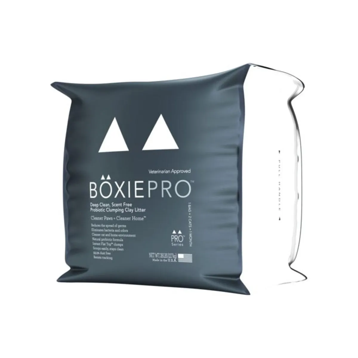 Boxiecat Scent-Free Probiotic Clumping Clay Cat Litter 28lb