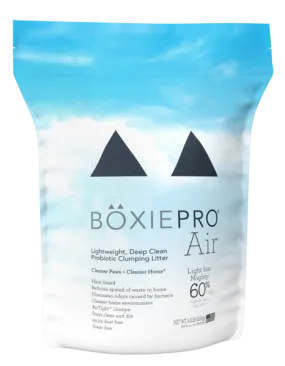 BoxiePro Air™ Lightweight Deep Clean Probiotic Clumping Cat Litter
