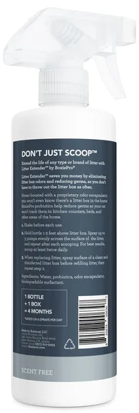BoxiePro® Scoop & Spray Litter Extender™