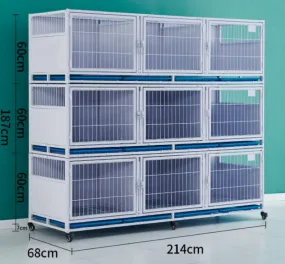 Breeders Deluxe 3 Level 9 Berth Cages Crates enclosed privacy high quality multifunctional safe secure hygienic