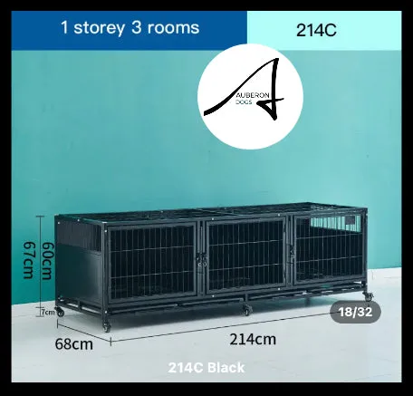 Breeders Deluxe 3 Level 9 Berth Cages Crates enclosed privacy high quality multifunctional safe secure hygienic