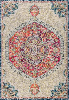Brisbane Bohemian FLAIR Boho Vintage Area Rug