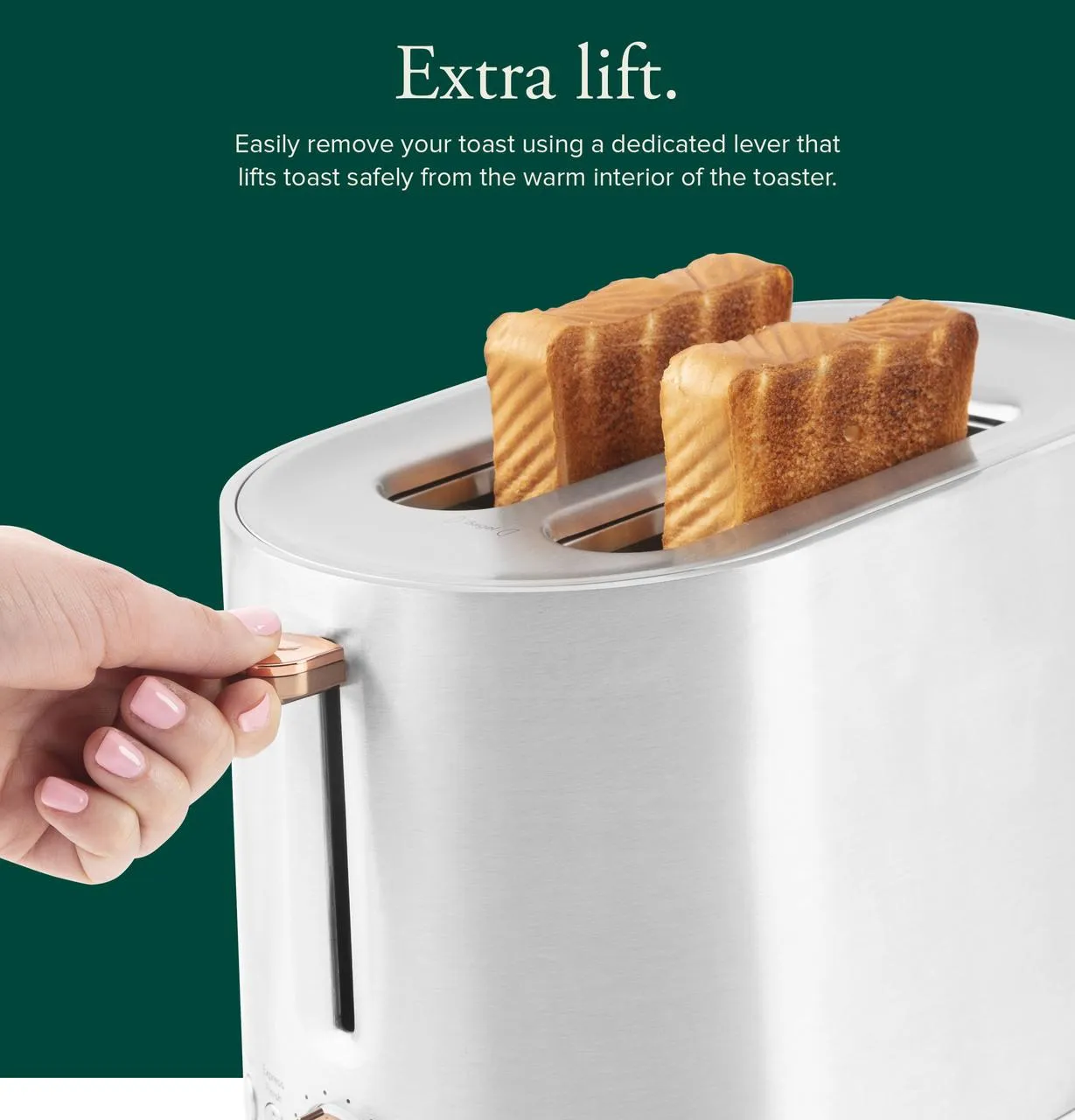 Cafe C9TMA2S2PS3 Caf(eback)™ Express Finish Toaster