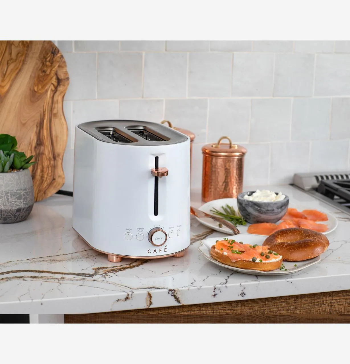 Cafe C9TMA2S4PW3 Caf(eback)™ Express Finish Toaster