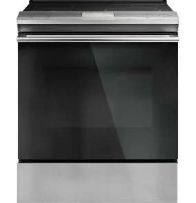 Cafe CHS90XM2NS5 Caf(eback)™ 30" Smart Slide-In, Front-Control, Induction and Convection Range with In-Oven Camera in Platinum Glass