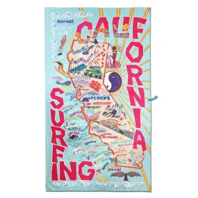 California Surf Beach & Travel Towel
