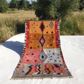 Canela - Boujad 5x9 Moroccan Rug | Colorful Handmade wool Carpet | 9x5 Ft | 2,75x1,50 m