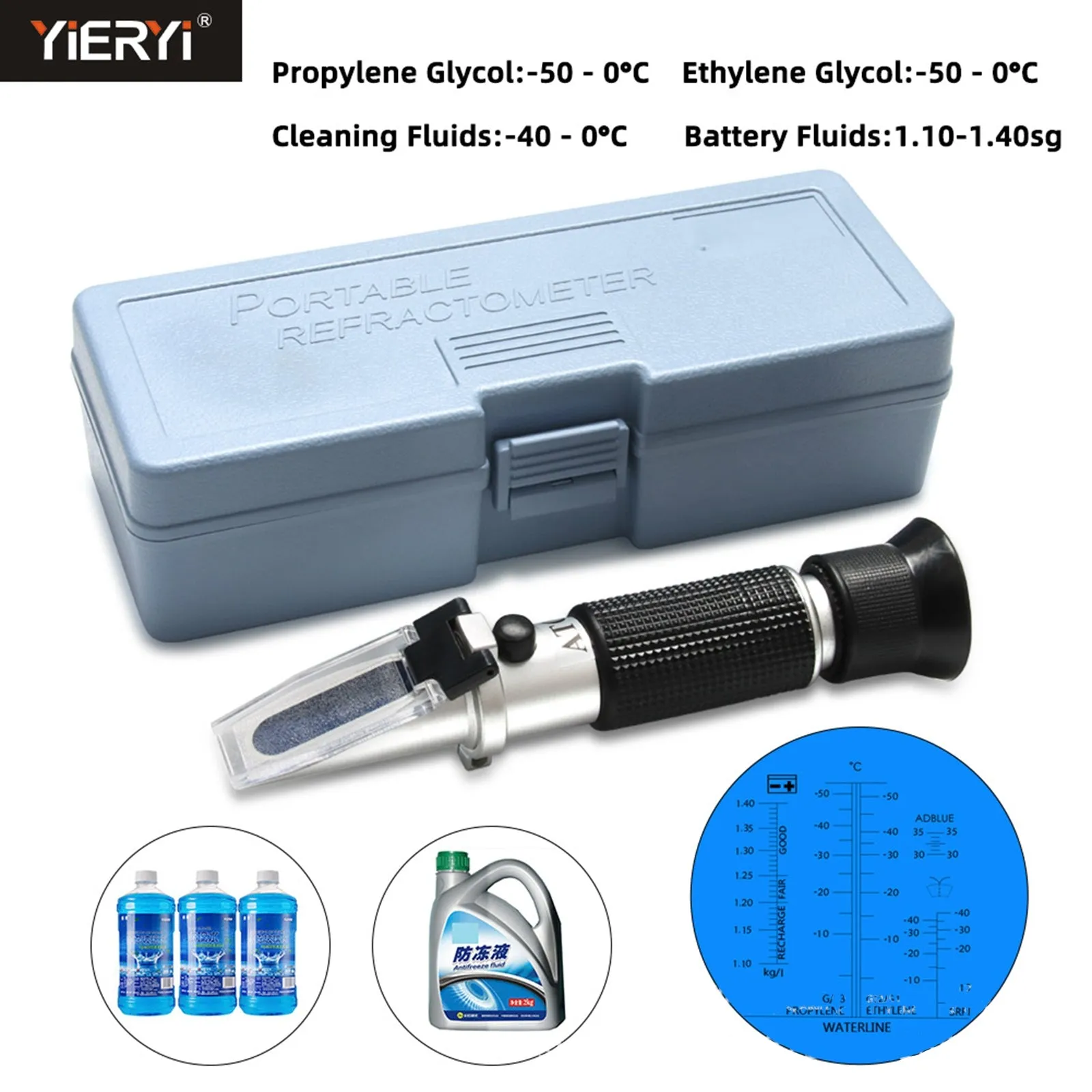 Car Antifreeze Refractometer -50-0 Degree Urea Freezing Point