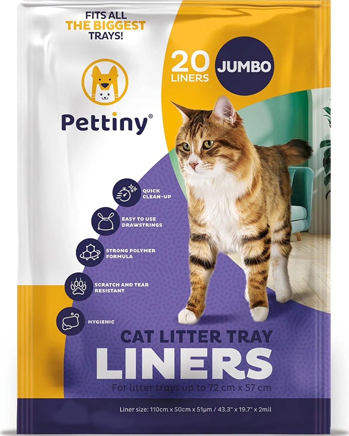 Cat Litter Bags for Medium and Large Litter Trays