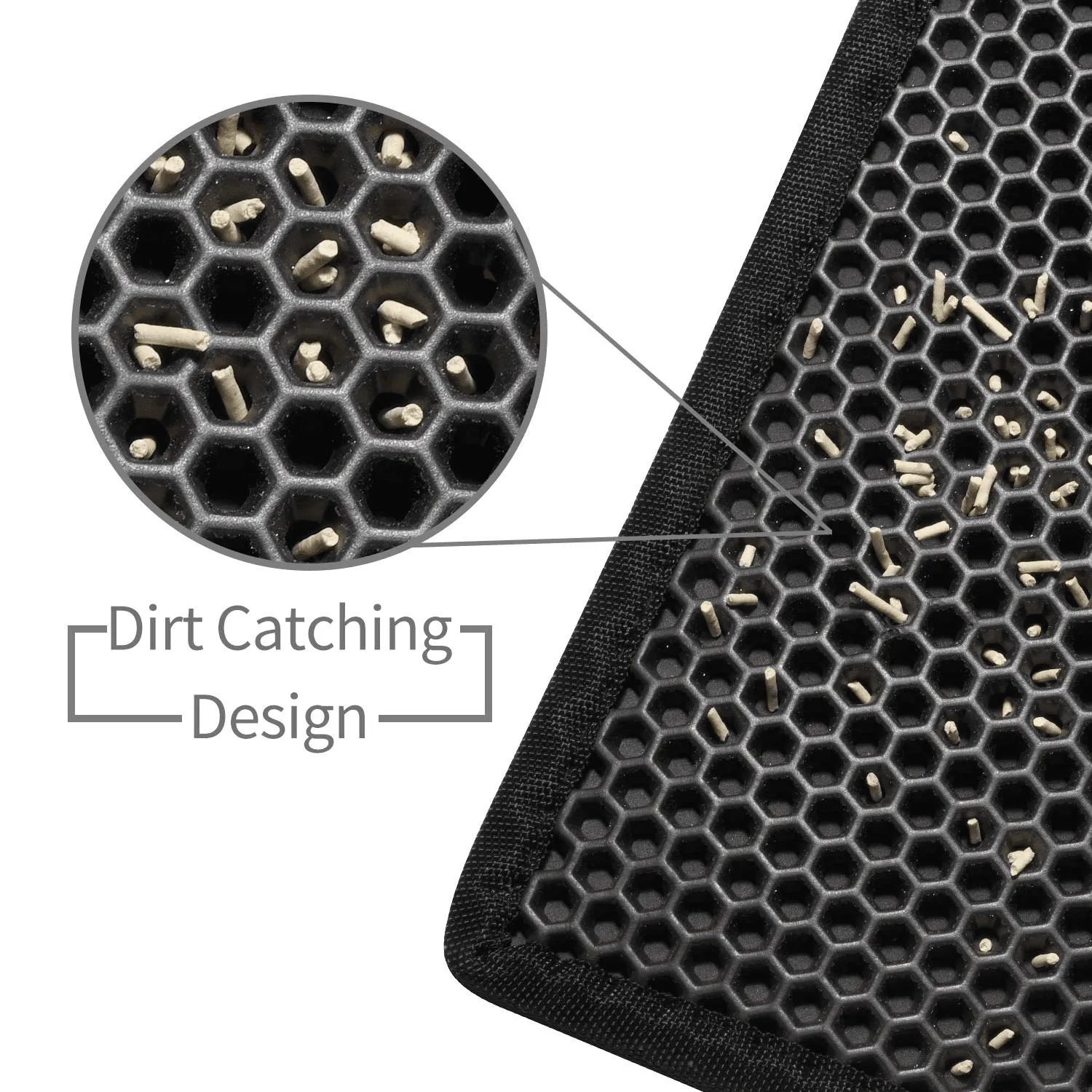 Cat Litter Mat: Stop Litter Scattering and Urine Stains – Easy to Clean