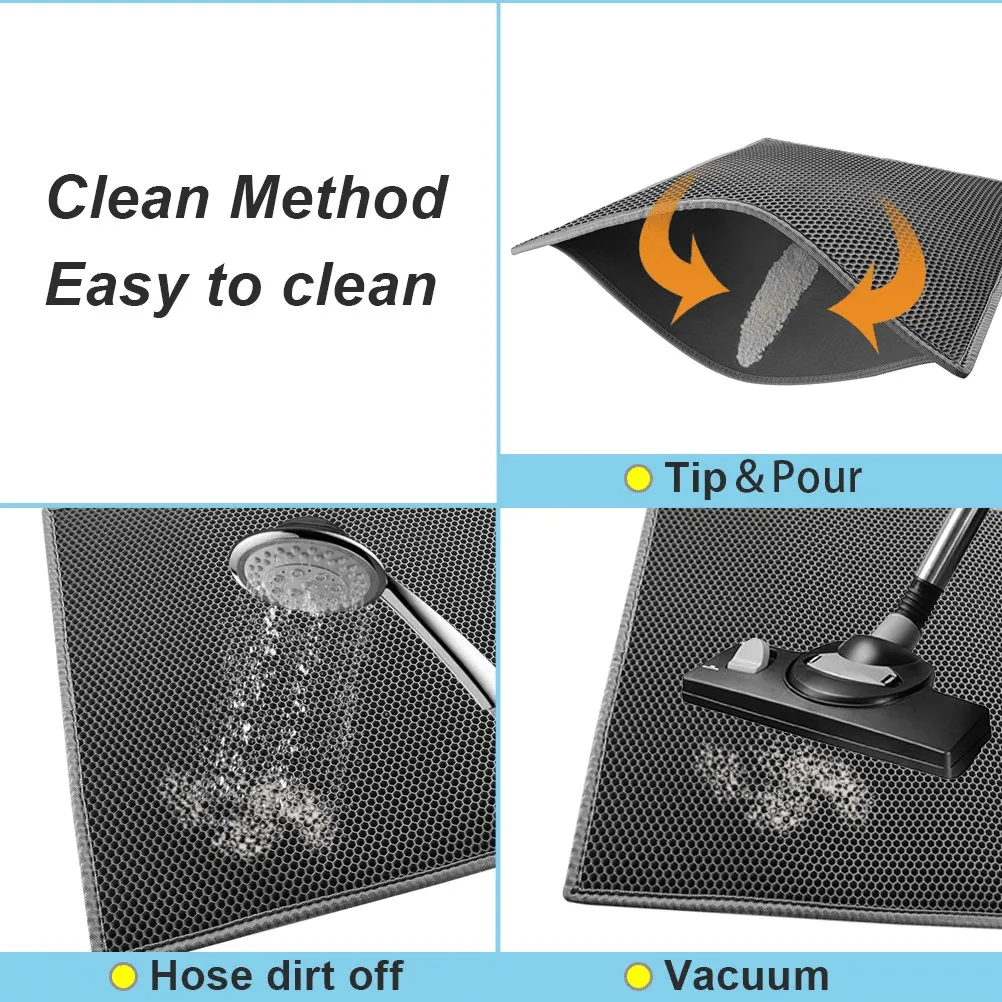 Cat Litter Mat: Stop Litter Scattering and Urine Stains – Easy to Clean