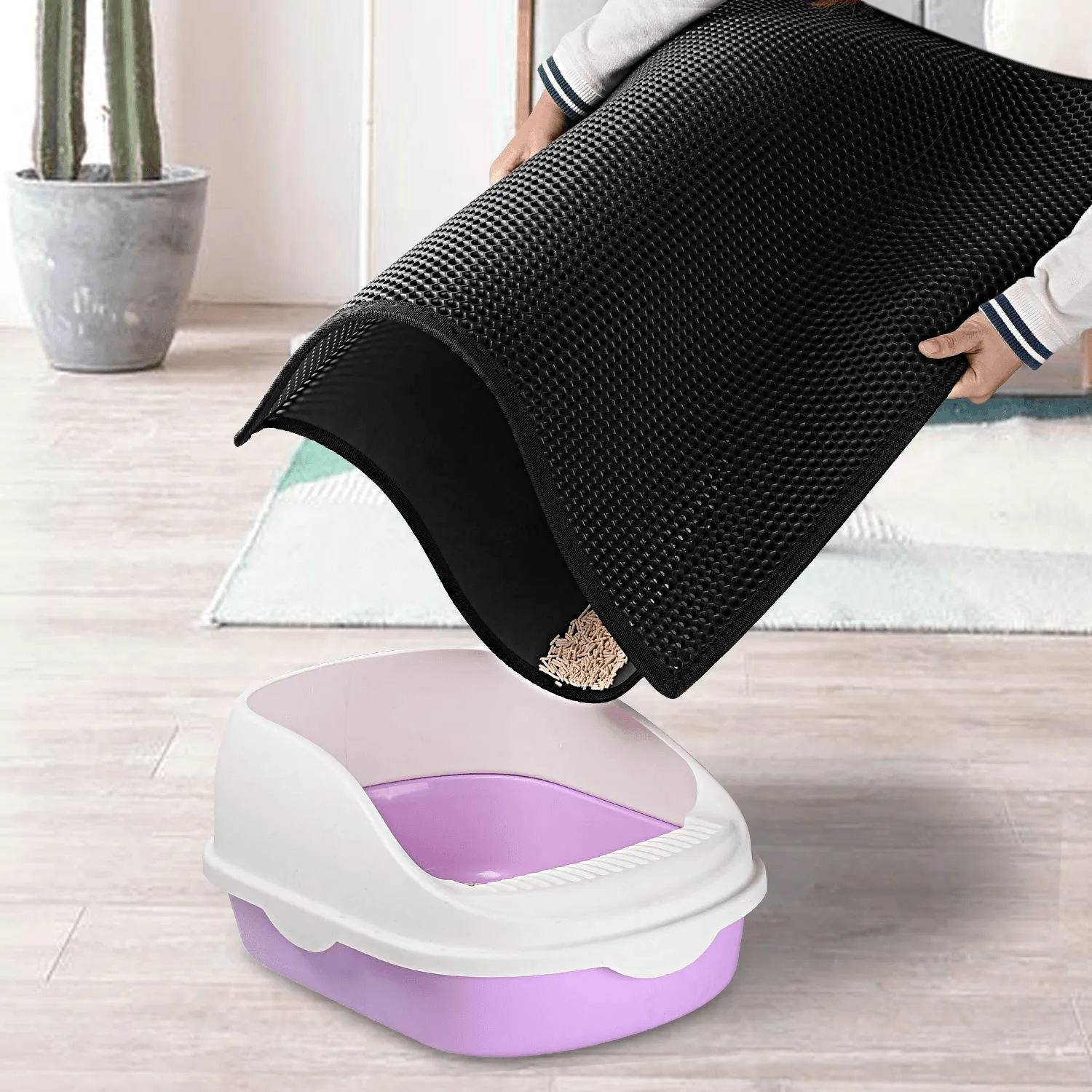 Cat Litter Mat: Stop Litter Scattering and Urine Stains – Easy to Clean