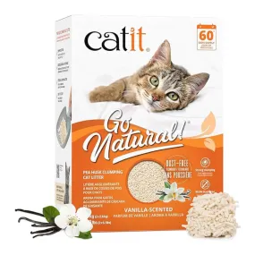 Catit Go Natural - Pea Husk Clumping Cat Litter - Vanilla   25% free