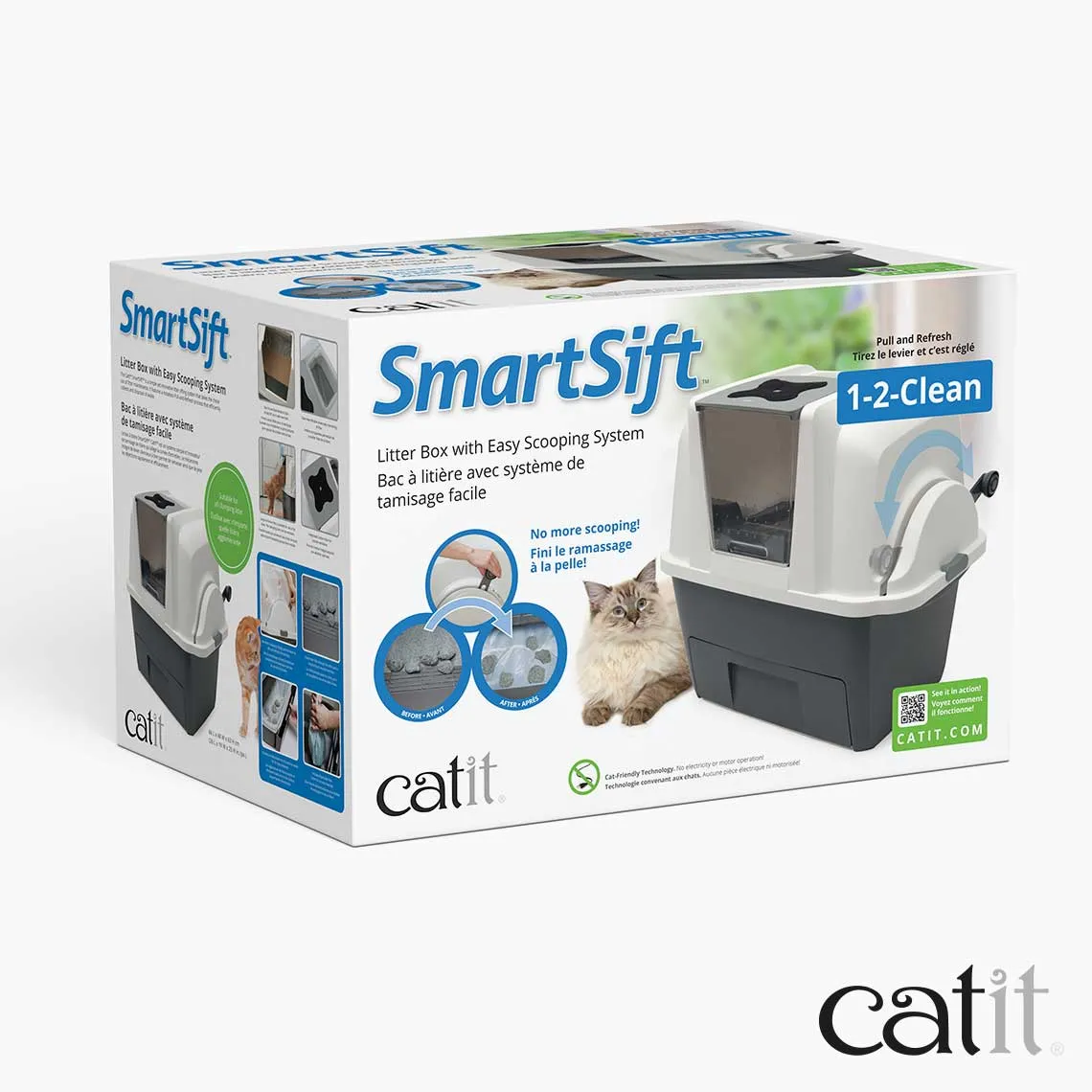 Catit SmartSift Easy Scooping Cat Litter Tray^^^