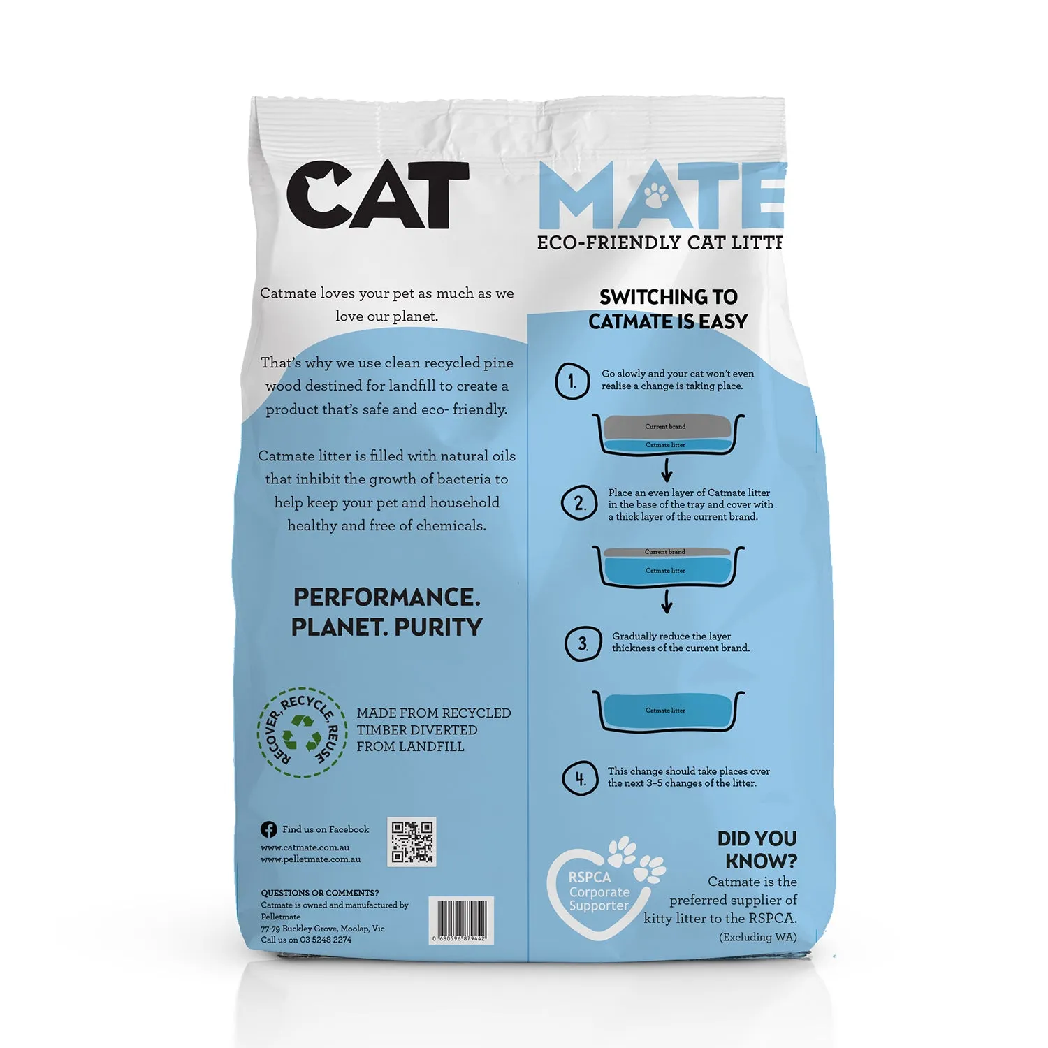 Catmate Wood Pellet Cat Litter