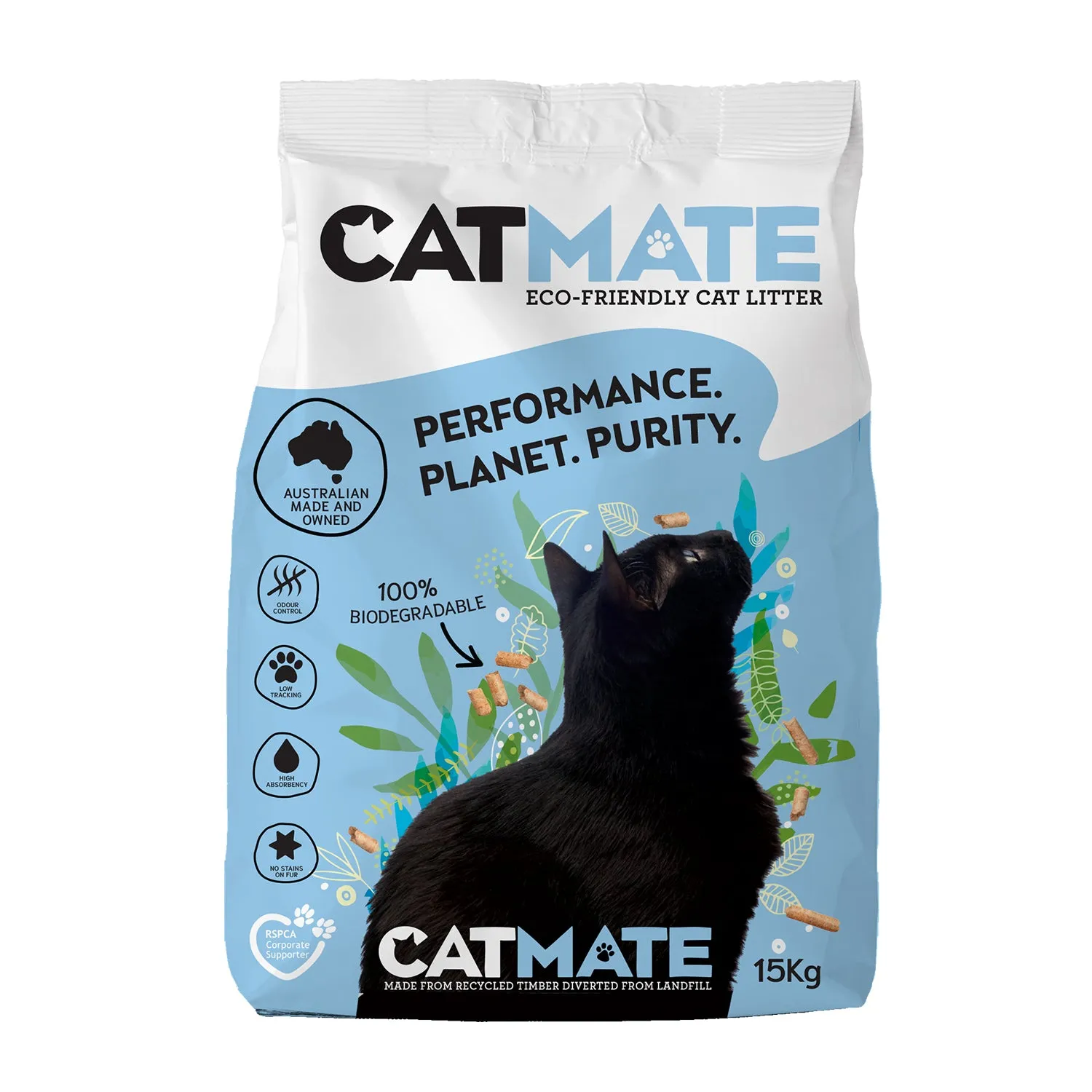 Catmate Wood Pellet Cat Litter
