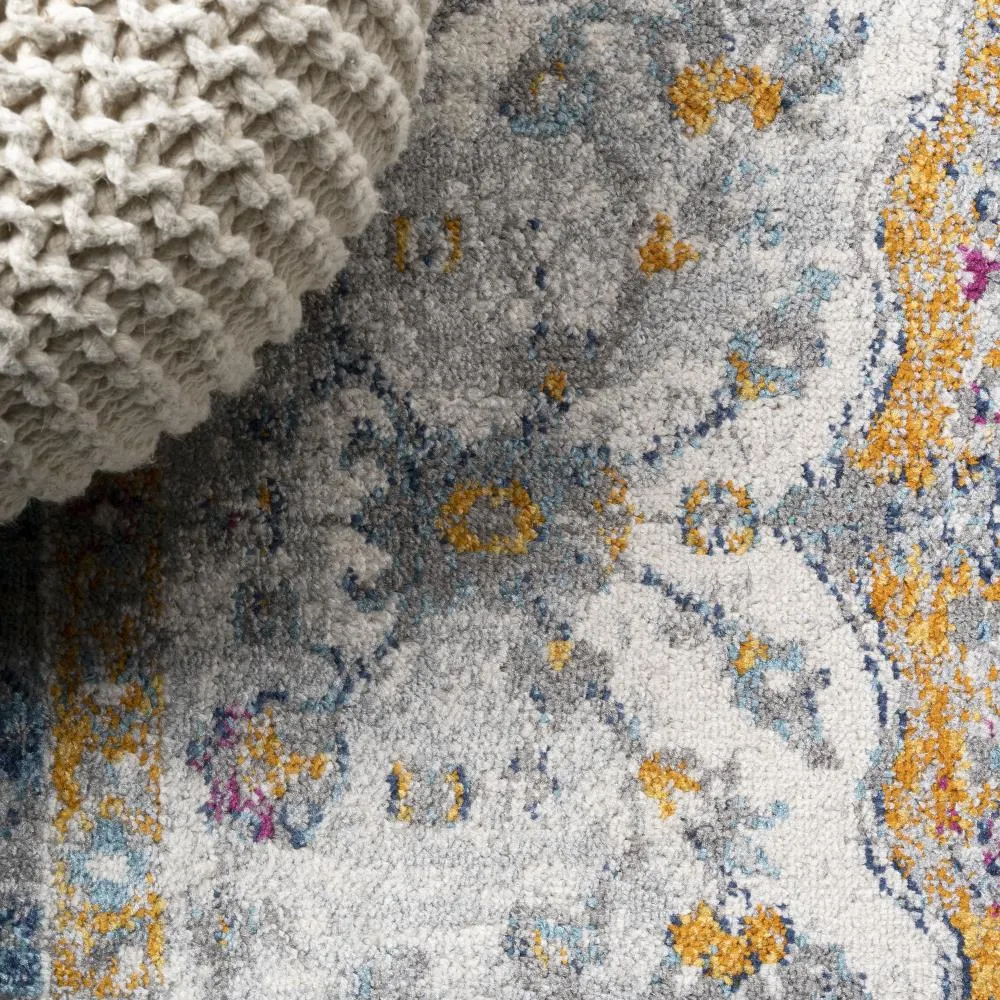 Cazombo Lorena Ornate Boho Medallion Area Rug