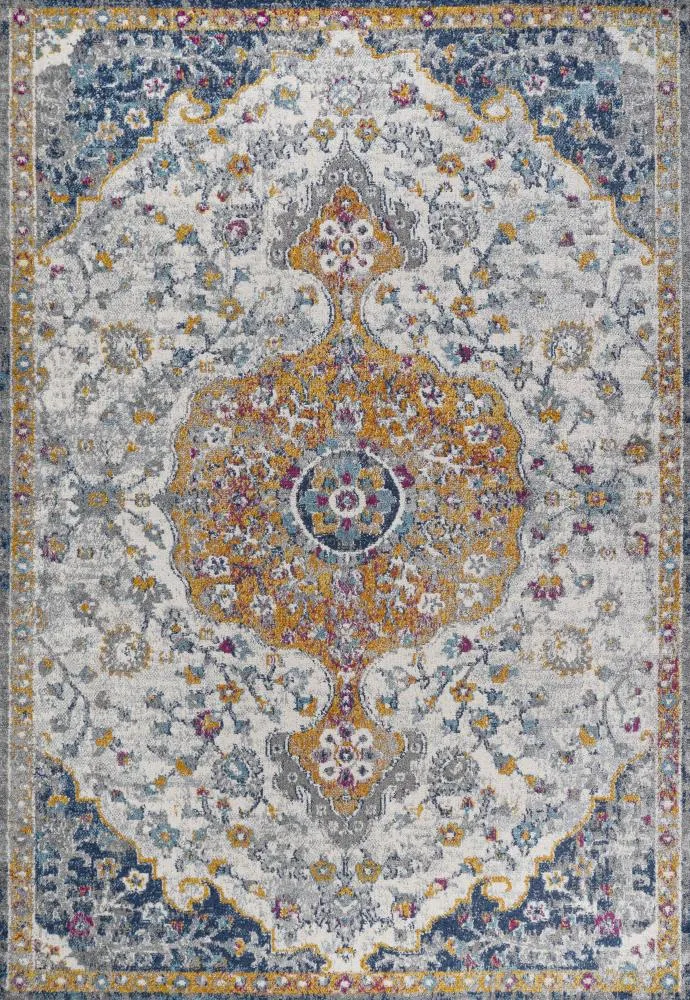 Cazombo Lorena Ornate Boho Medallion Area Rug