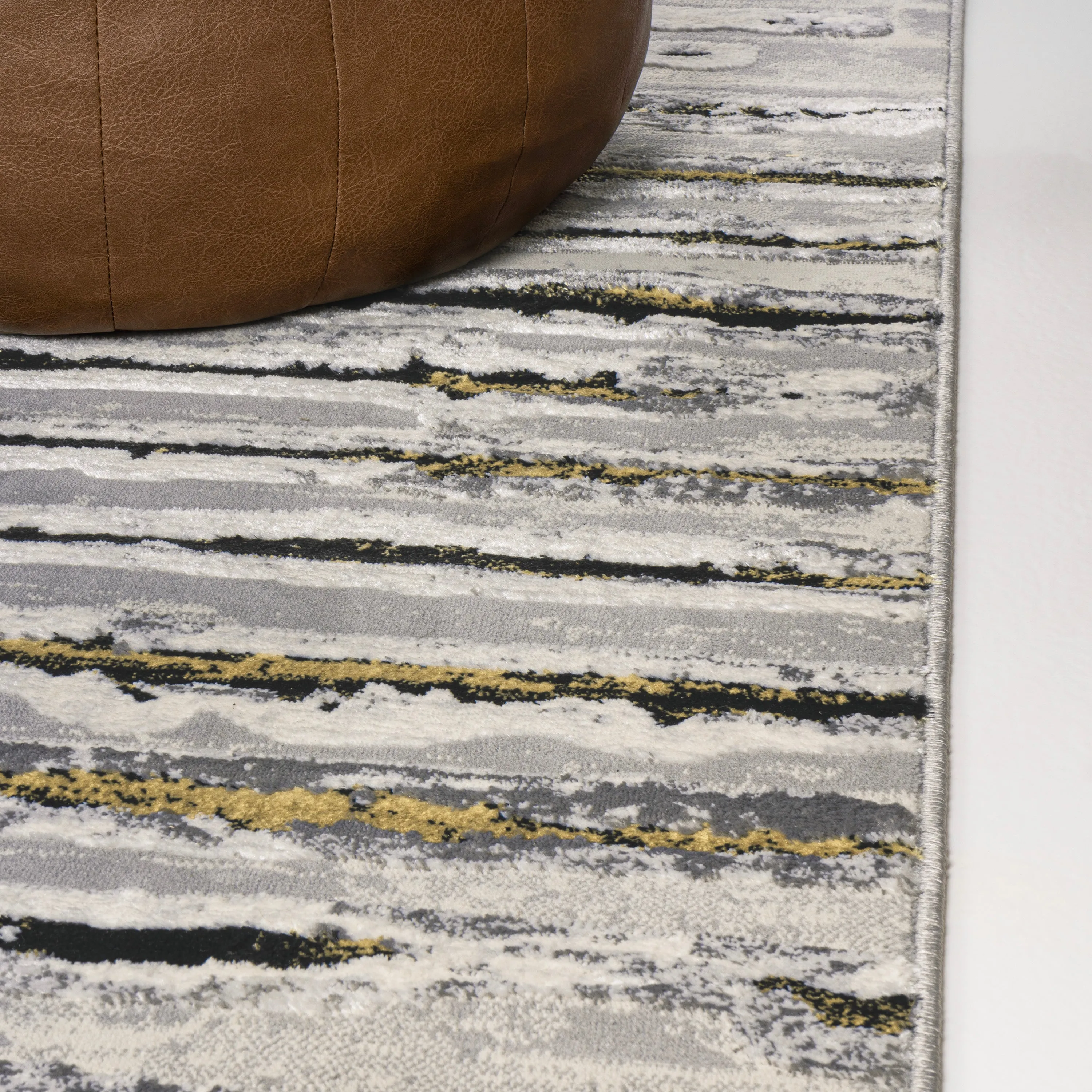 Chogolisa Batten Modern Stripe Area Rug