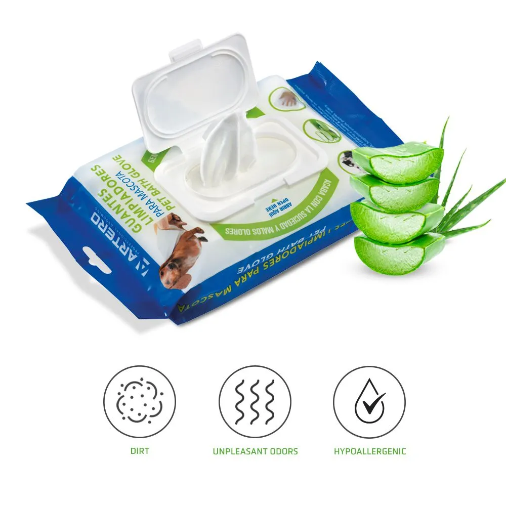 Cleaning Glove with Alo Vera, 20units