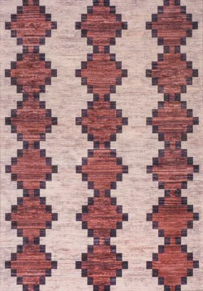 Craig Modern Trellis Kilim Area Rug