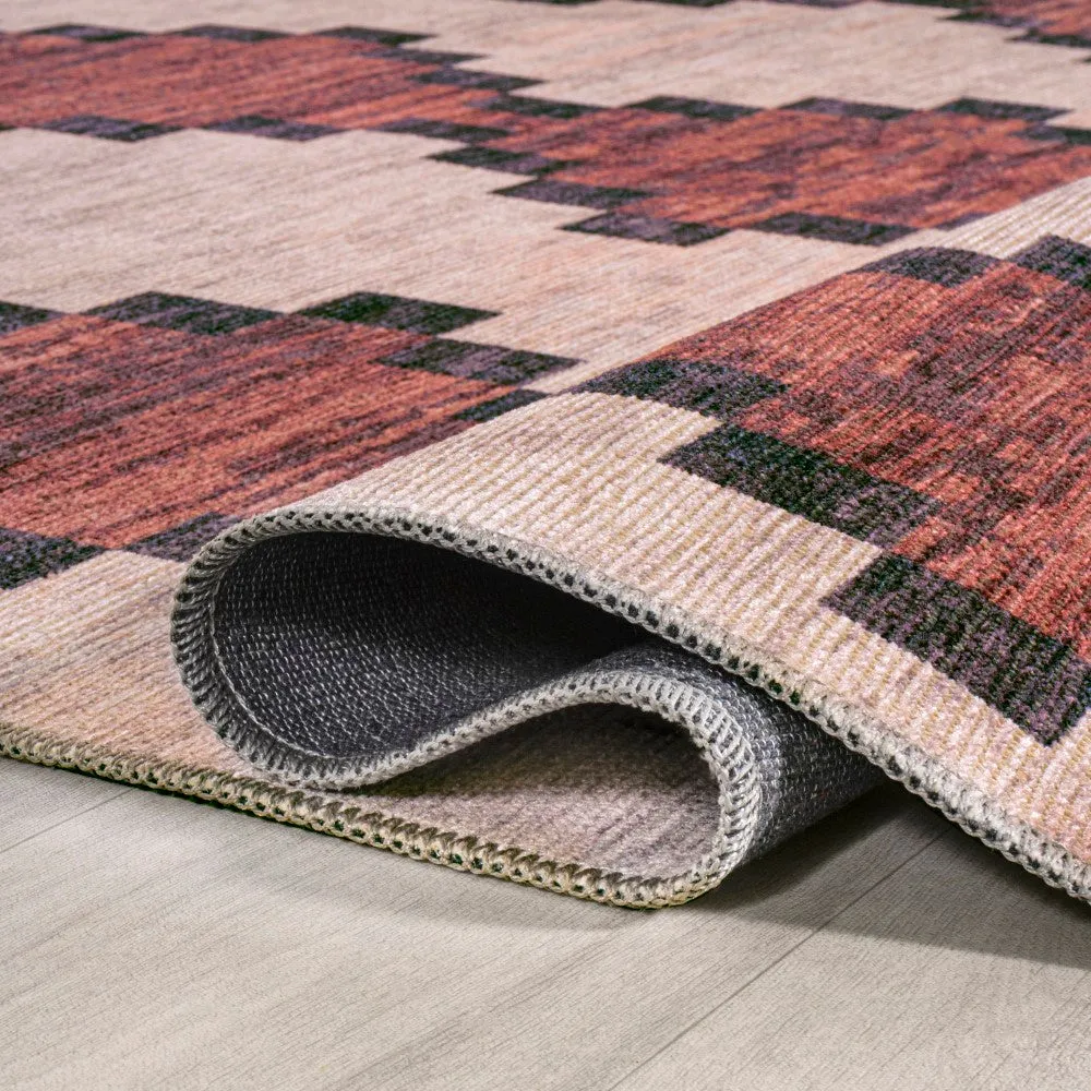 Craig Modern Trellis Kilim Area Rug