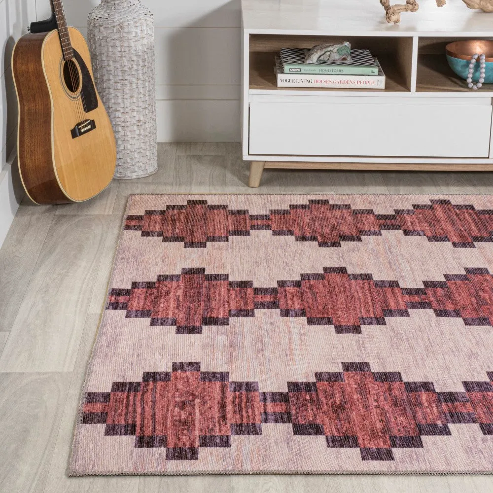 Craig Modern Trellis Kilim Area Rug