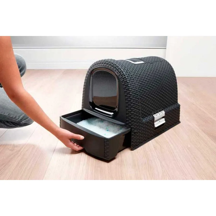 Curver Rattan Style Cat Litter Box