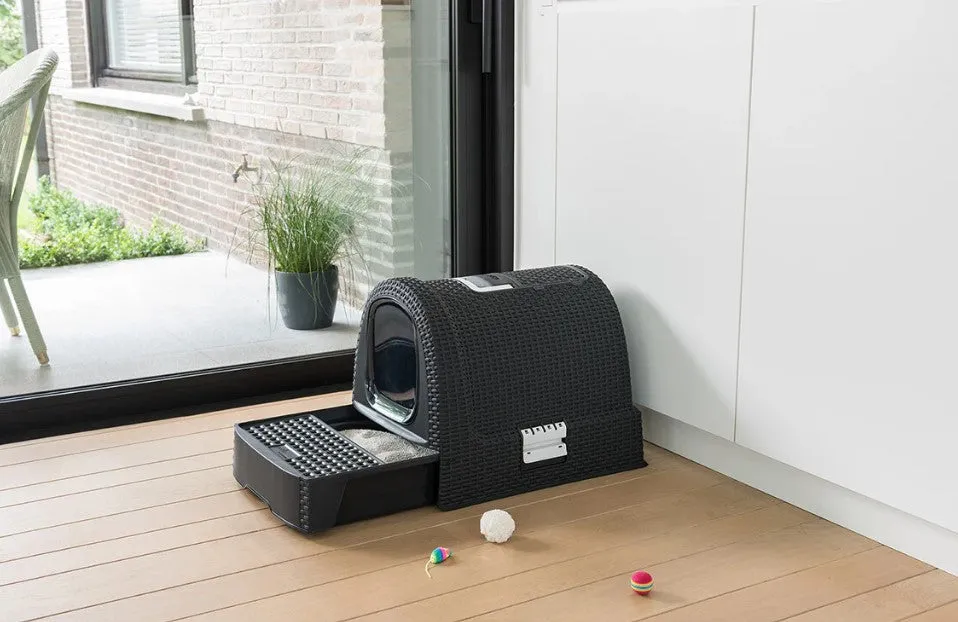 Curver Rattan Style Cat Litter Box