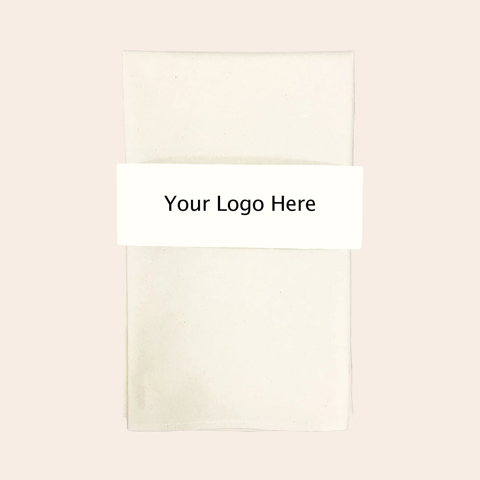 Custom Printed White Paper Band for Towels