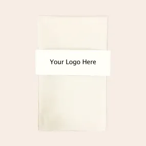 Custom Printed White Paper Band for Towels