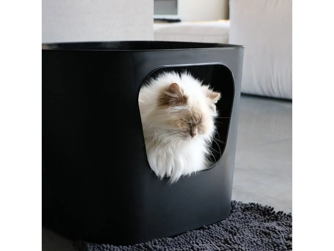 DEAN - Open cat toilet 54,4x43,9x40,5cm - display black