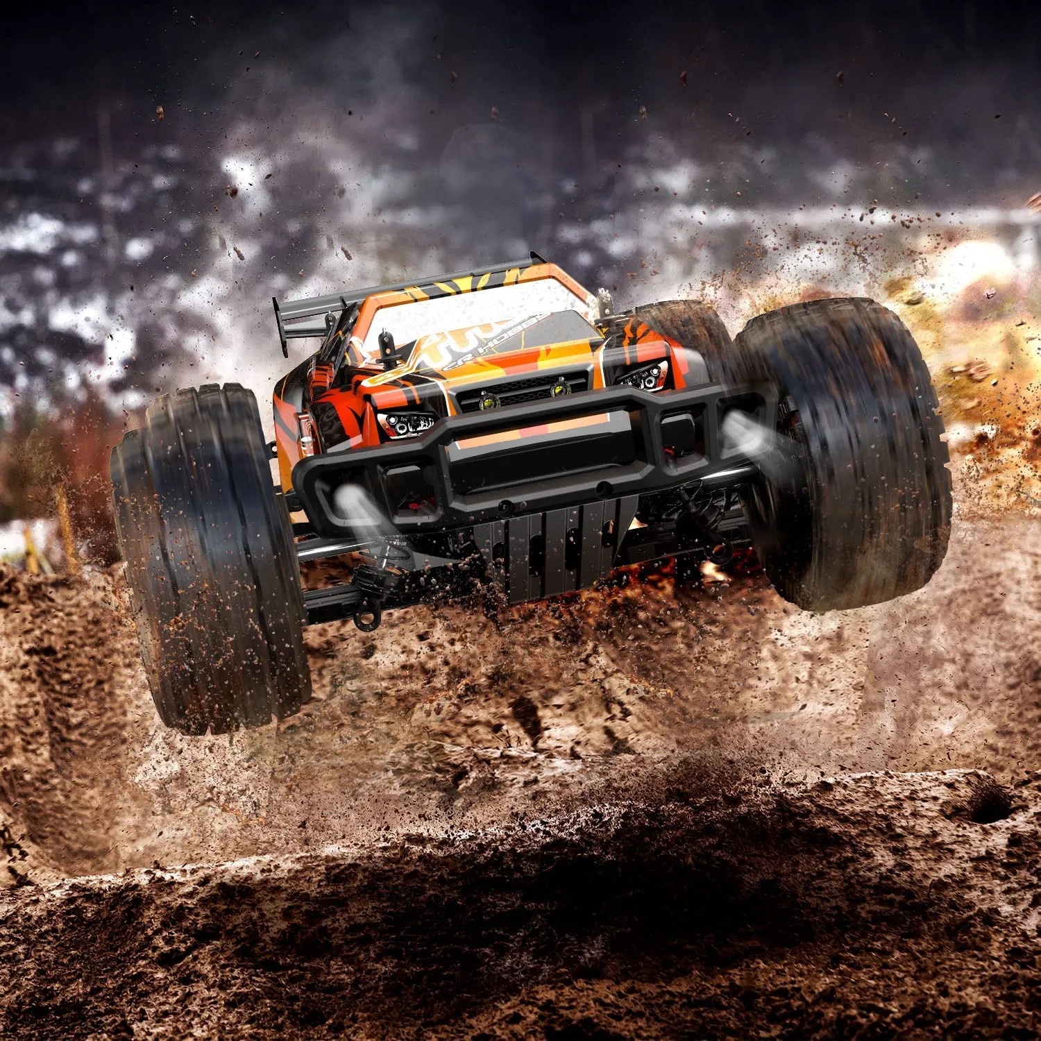 DEERC 200E RC Car High Speed Remote Control Car 1:10 Scale 4WD Monster Truck
