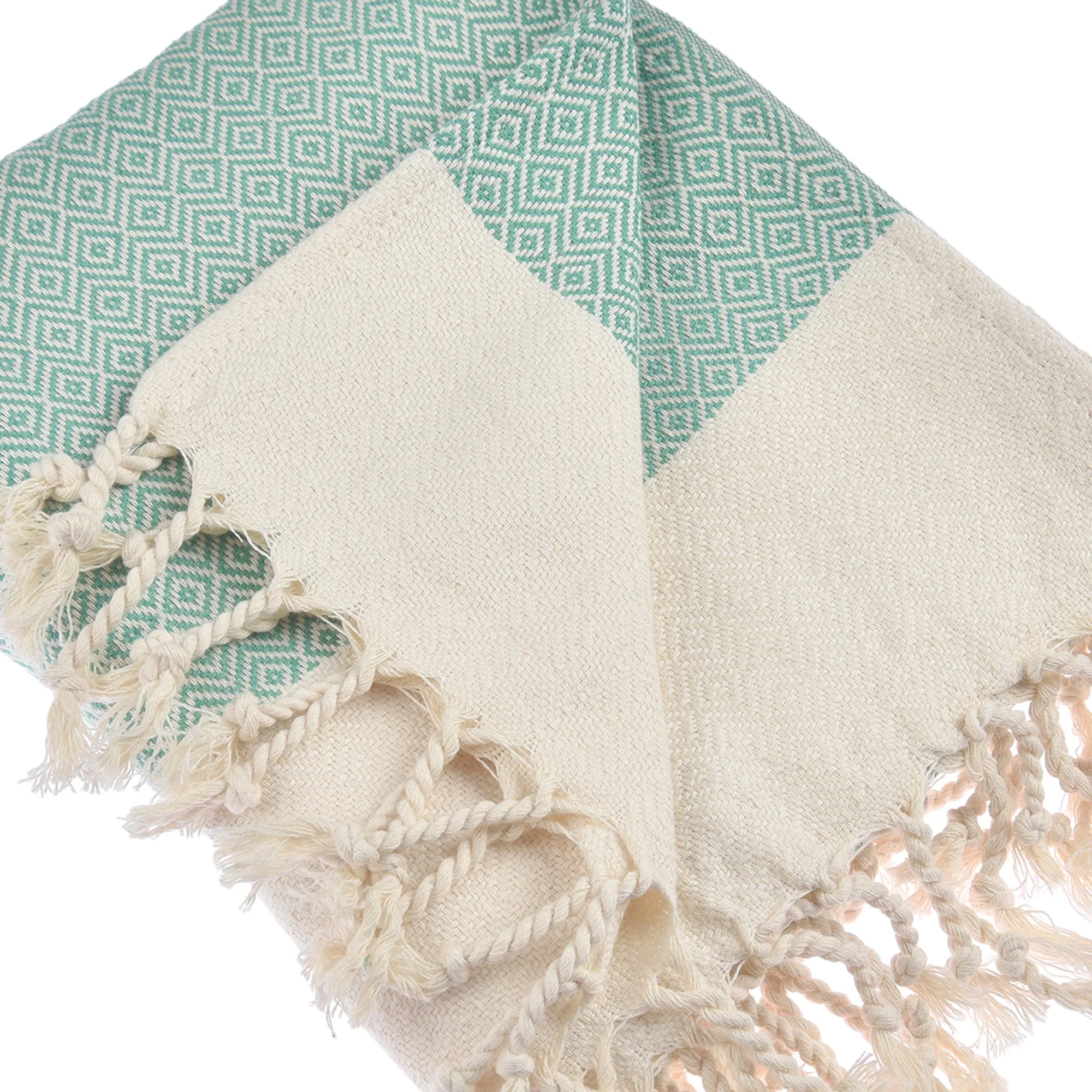 Diamond Beach Towel Throw Blanket