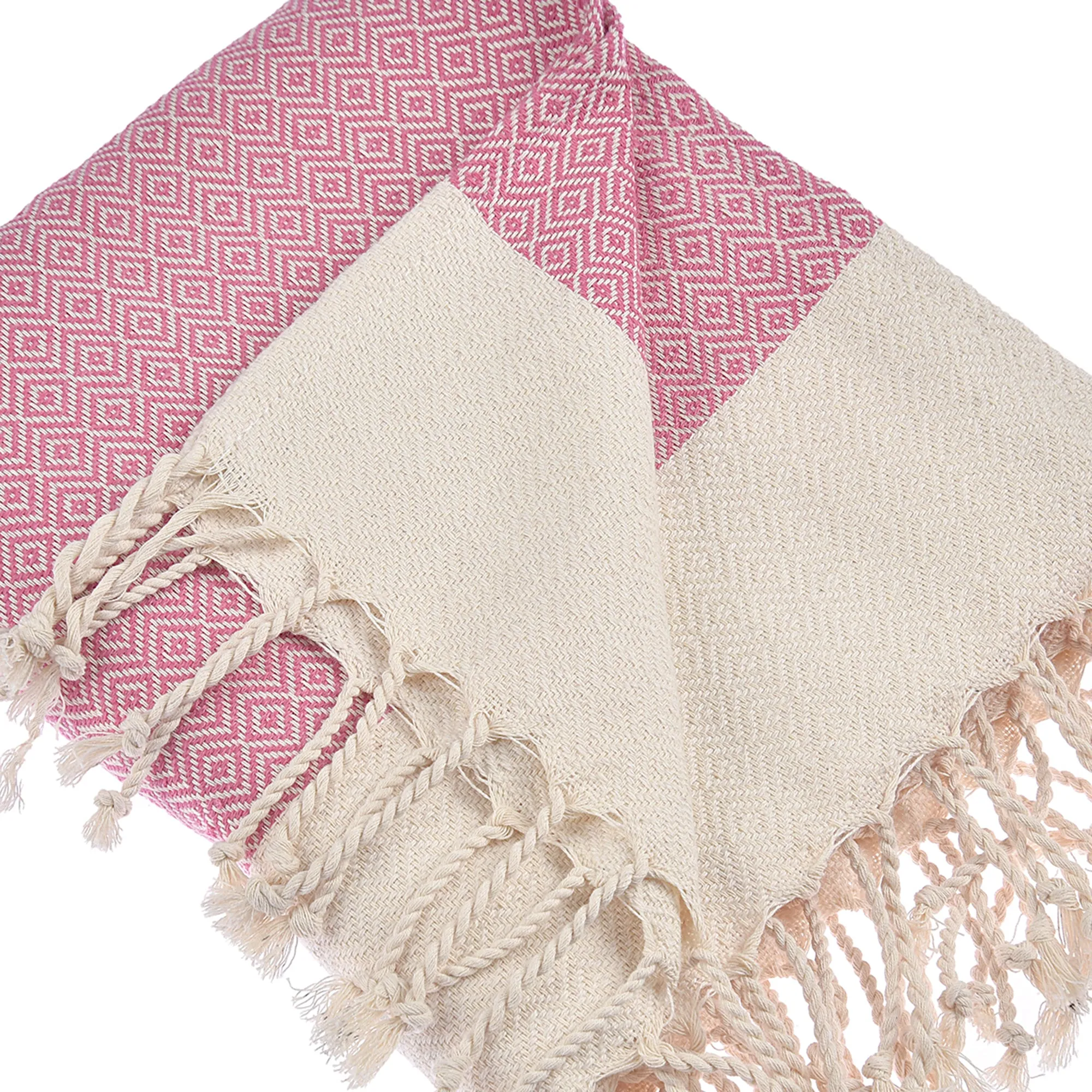 Diamond Beach Towel Throw Blanket