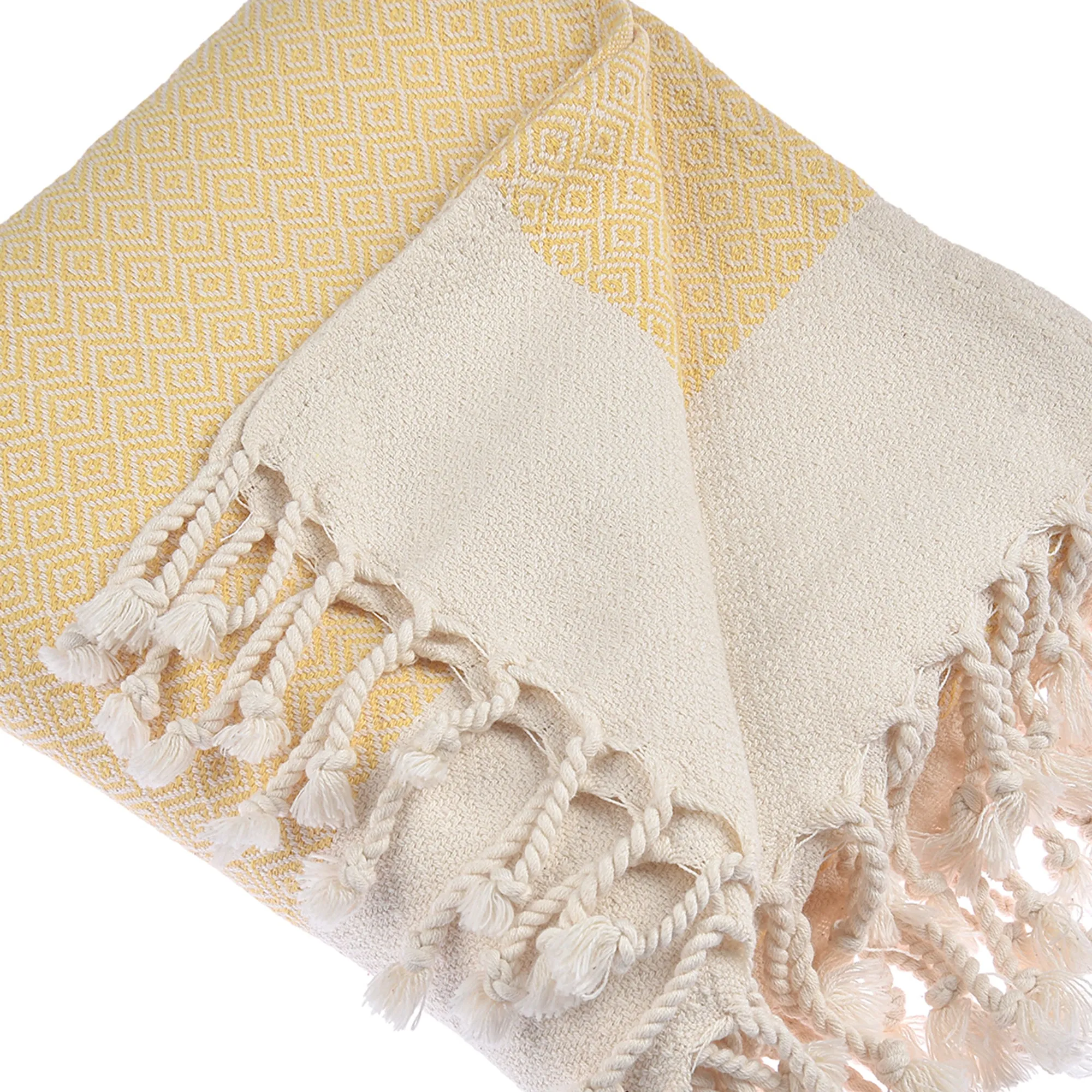 Diamond Beach Towel Throw Blanket